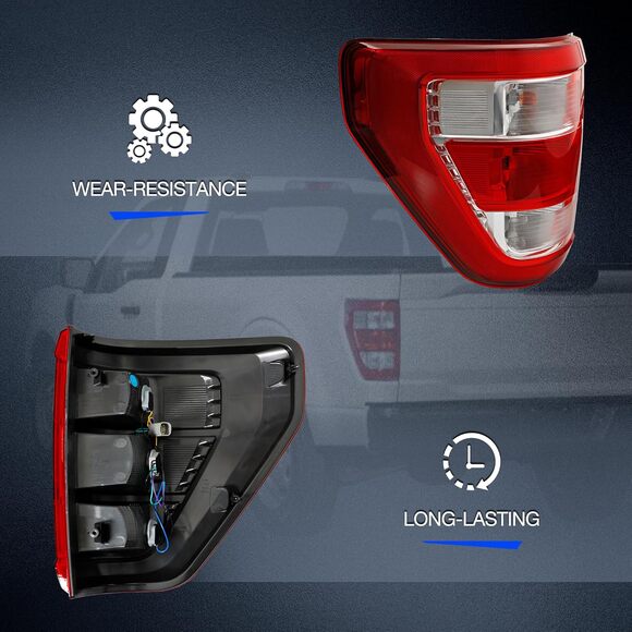 NEW Tail Light 2021 2022 2023 Ford F150 F-150 XL Rear ML3Z-13405-E ML3Z13405E - Picture 3 of 8